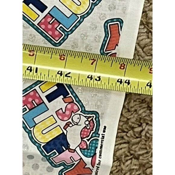 Despicable Me Its So Fluffy Unicorn Fabric VIP Cranston 55" long x 43" wide - Picture 7 of 9